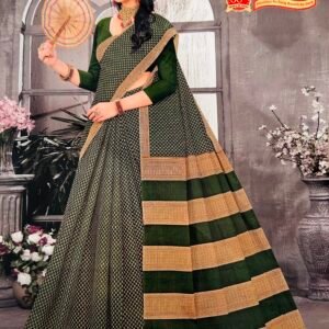 Pure cotton printed saree