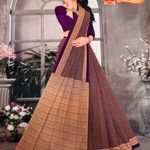 Pure cotton printed saree
