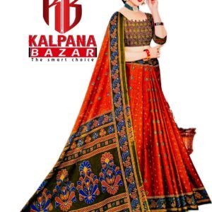 Printed cotton saree