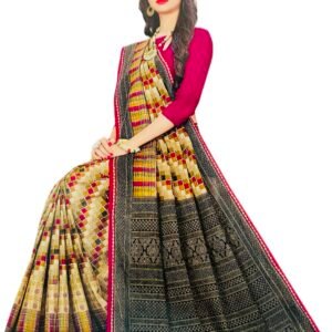 Cotton printed saree